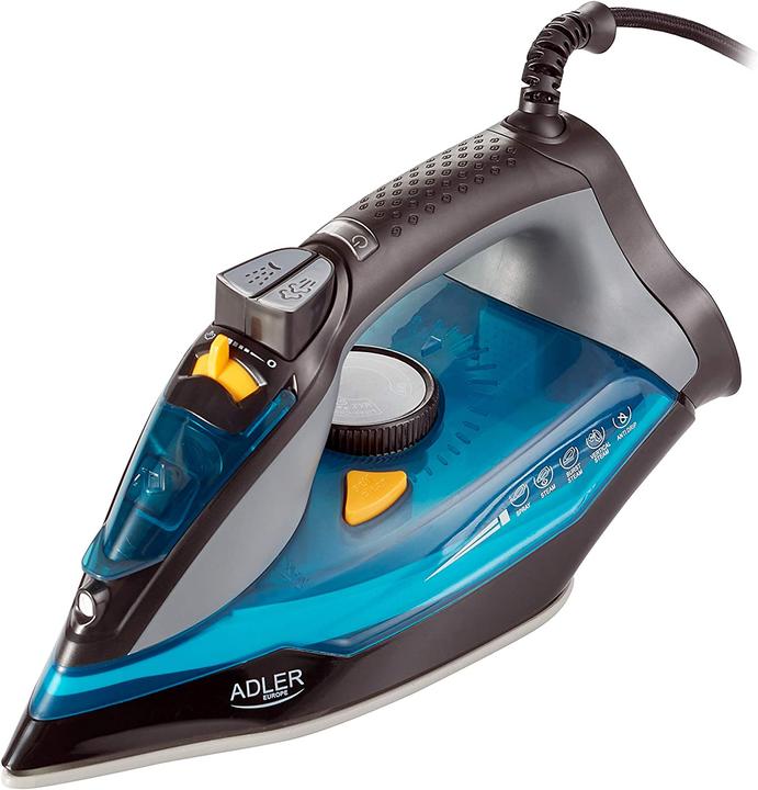 Adler AD 5032 Bügeleisen Trocken-Bügeleisen Keramik-Bügelsohle (3000 W, 80 g/min)