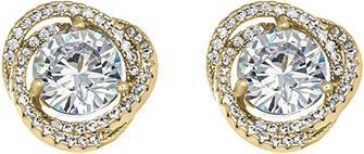 Actual product image Crystalp Elegant Gold-Plated Earrings With Crystals Ray 42334.G