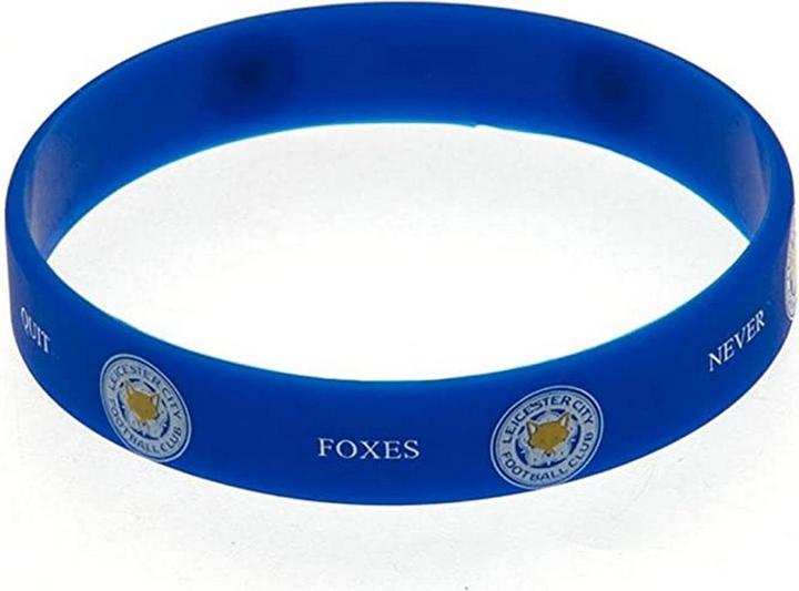 Actual product image Leicester City FC Silicone bracelet (100% synthetic material)