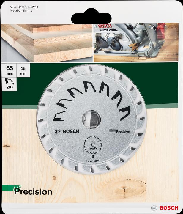Immagine prodotto Bosch Zubehör Lama in carburo per sega circolare 85 x