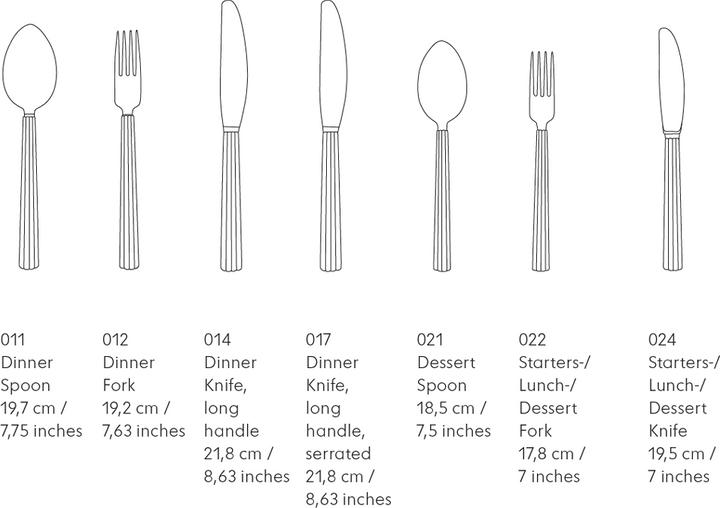 Actual product image Georg Jensen BERNADOTTE Serving fork (Serving fork)