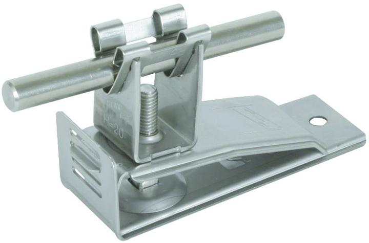 Actual product image Dehn Roof conductor holder f. roof/wall panels 206399