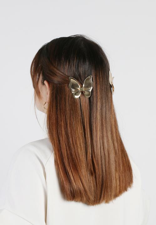 Actual product image Trisa Fashion Schmetterling auf Clip & Click clack Bronze 4 Stk. (4 pcs.)