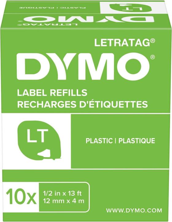 Produktbild Dymo S0721660 Kunststoffband (1.20 cm, Weiss)