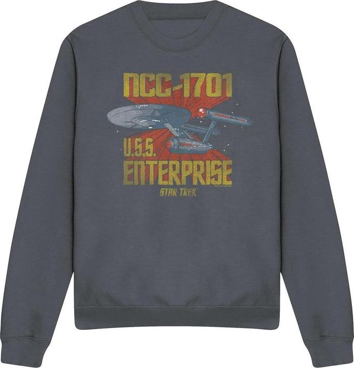 Actual product image Unisex Adult NCC-1701 Sweatshirt (L)