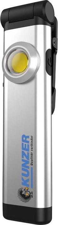 Kunzer Arbeitsleuchte Mini Aluminium Lampe mit Clipfunktion (200 lm)