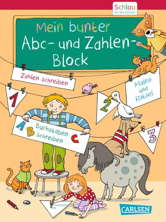 Produktbild Schlau für die Schule: Mein bunter ABC- und Zahlen-Block (Deutsch, Sabine Rothmund, Caroline Fuchs, 2023)