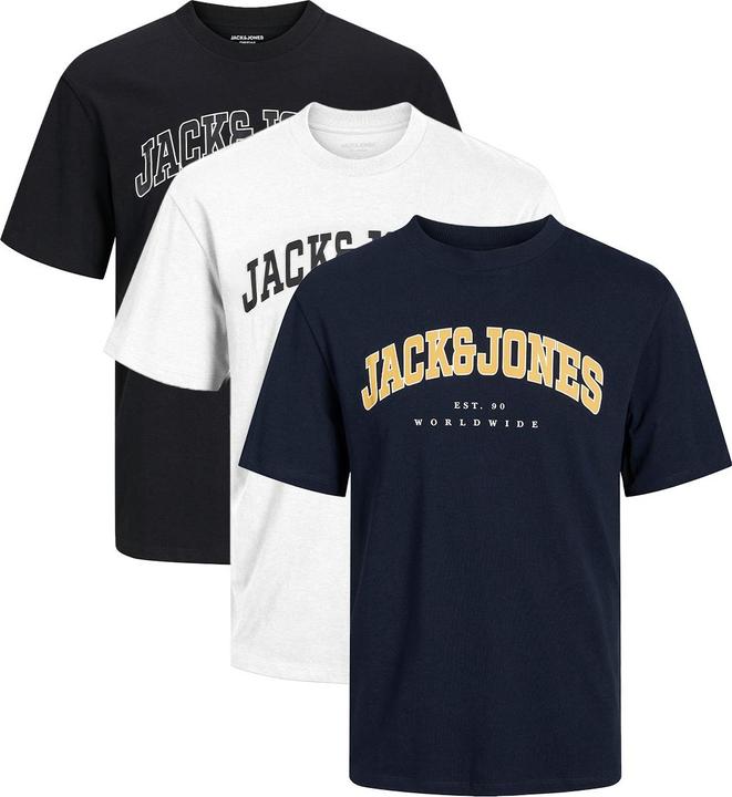 Image du produit Jack & Jones 3er Pack Caleb Varsity T-Shirt (M)