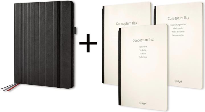 Actual product image Sigel Notebook Conceptum flex (A5, Checked, Soft cover)