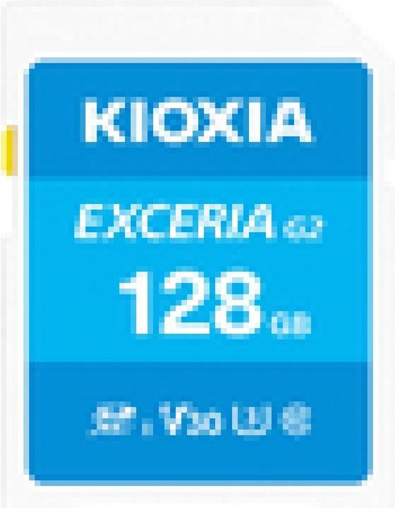 Actual product image Kioxia Exceria G2 SD Card 128GB (128 GB, SDXC, U3, UHS-I)