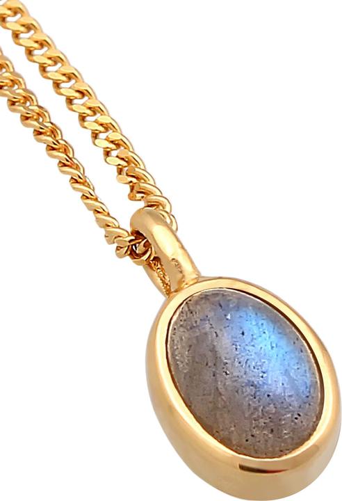 Immagine prodotto Elli Collana di pietre preziose (375 oro giallo, Labradorite, 42 cm)