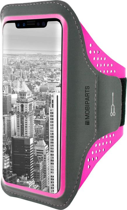 Actual product image Mobiparts Comfort Fit Sport Armband Apple iPhone X/XS Neon Pink