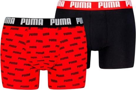 Puma Herren-Boxershorts im 2er-Pack mit Everyday-Aop-Print (L, 2er Pack)