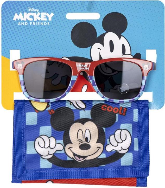 Image du produit Mickey Mouse Set de lunettes de soleil et portefeuille 2 pièces bleu