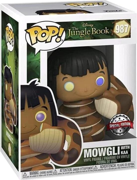Image du produit Funko POP! Disney Le Livre de la Jungle Mowgli with Kaa Very Neko