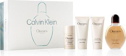 Calvin Klein Obsession For Men - Eau De Toilette 125 Ml, Deodorant 75 Ml, After Shave Balm 100 Ml, S (125 ml)