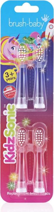 Brush-Baby KidzSonic Rocket and Unicorn Replacement Brush Heads Age 3