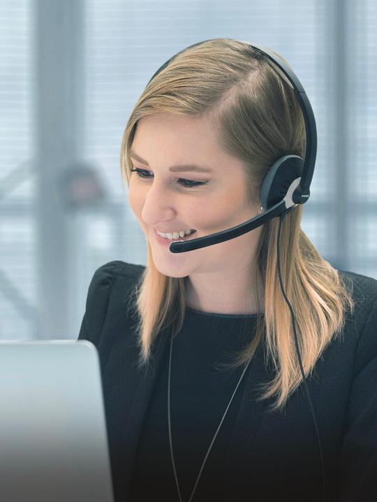 Produktbild Koss CS300 USB Communication Headsets, On-Ear, Wired, Microphone, Black (Kabelgebunden, USB-A)