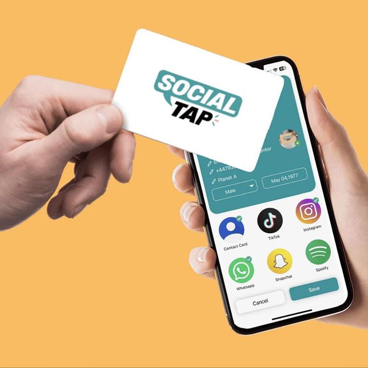 Actual product image Mikamax Social Taps - White Card