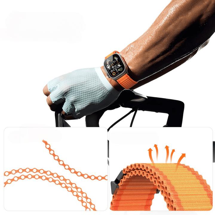 Actual product image Dux Ducis Ersatzarmband (44 mm, 45 mm, 42 mm, 49 mm, skin-friendly nylon)