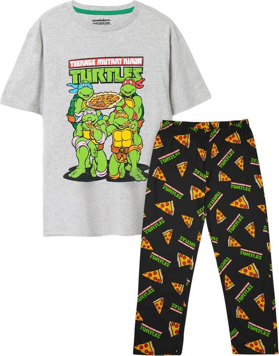Actual product image Teenage Mutant NT Mens Logo Pyjama Set (XL)