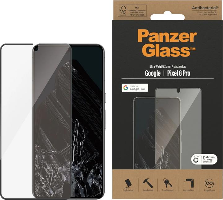 Image du produit PanzerGlass Ultra-Wide Fit (1 pièce(s), Google Pixel 8 Pro, Google Pixel 9 Pro Fold)