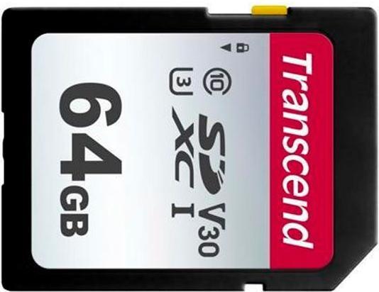 Produktbild Transcend SDXC 300S 64GB Class 10 UHS-I U1 (64 GB, SDXC, U3, UHS-I)