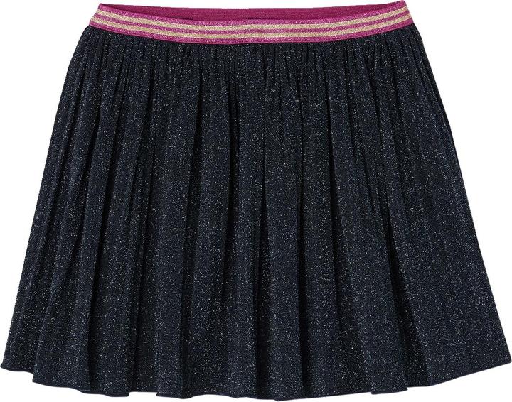 Actual product image Vertbaudet Girls' pleated skirt in glitter look (146)