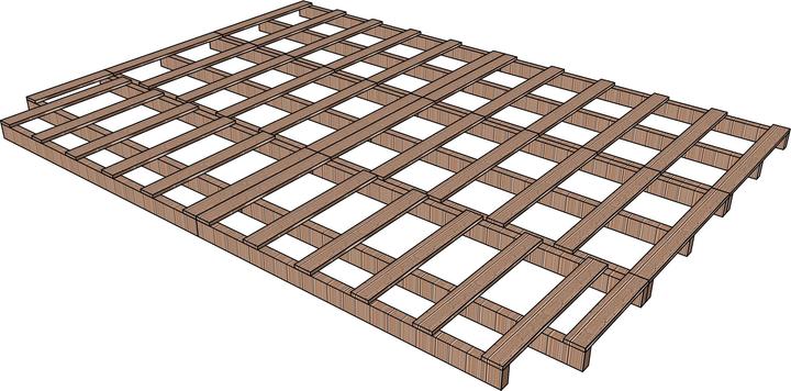 Immagine prodotto Sport-Thieme Telaio a doghe in legno (120000 g)