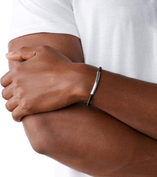 Image du produit Armani Exchange Bracelet homme mode avec fermoir en acier AXG0041040 (23 cm, Acier inoxydable, Divers)