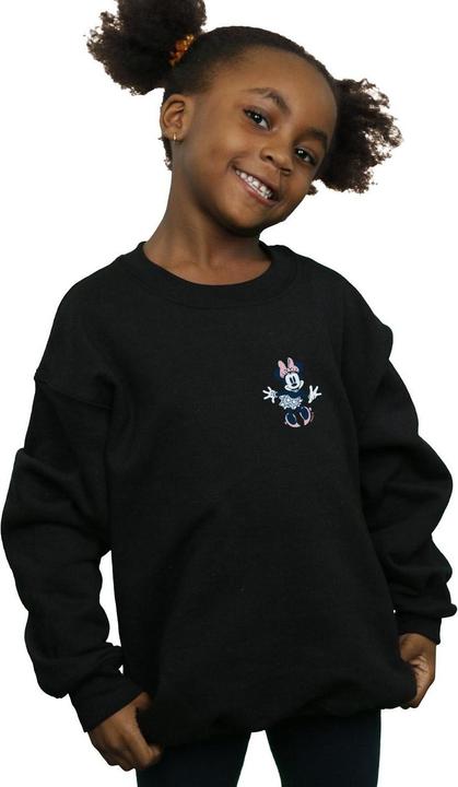 Actual product image Disney Girls Minnie Mouse Dancing Chest Sweatshirt (152, 158)