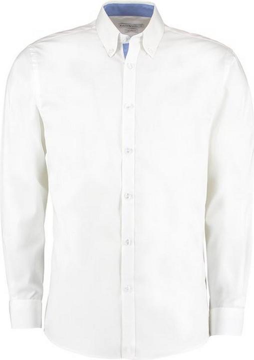 Immagine prodotto Kustom Kit Premium Camicia Conforme alla Taglia Contrasto Manica Lunga Uomo (M)