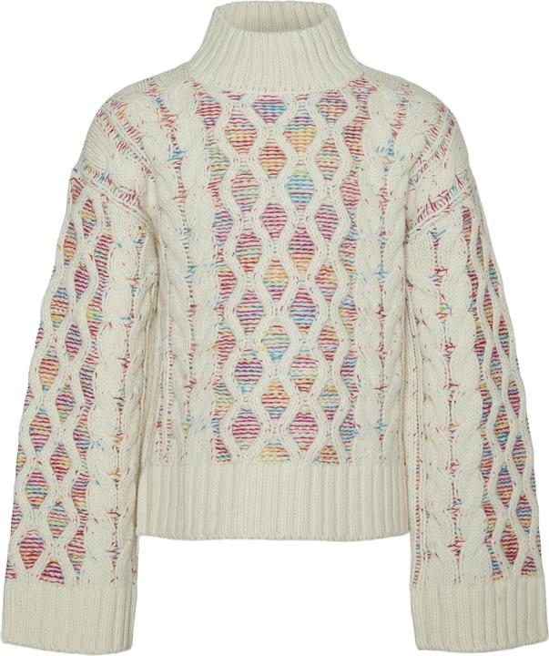 Vero Moda VMDANERYS LS HIGHNECK PULLOVER GIRL Strickpullover (116)