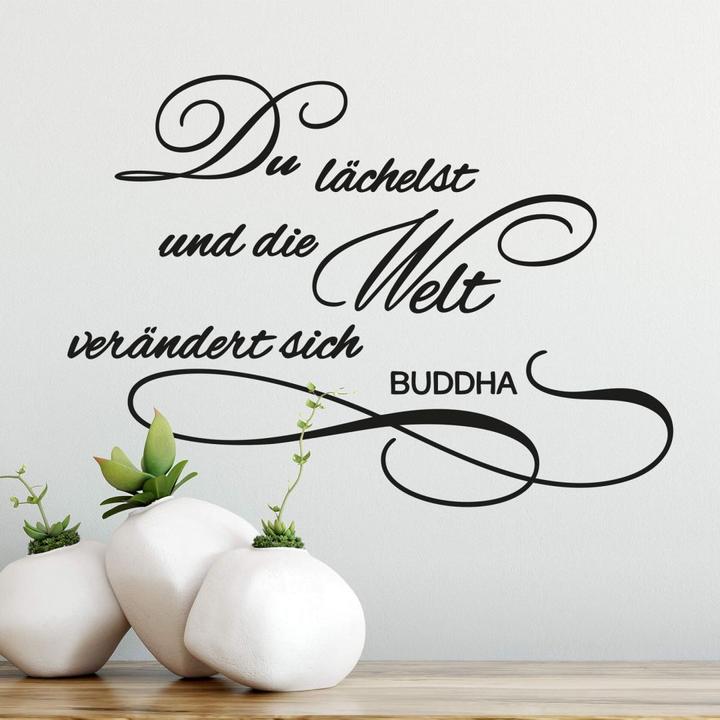 Immagine prodotto Trenddeko Tu sorridi e il mondo cambia (112 x 80 cm)