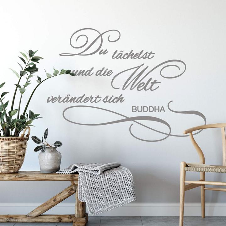 Immagine prodotto Trenddeko Tu sorridi e il mondo cambia (112 x 80 cm)