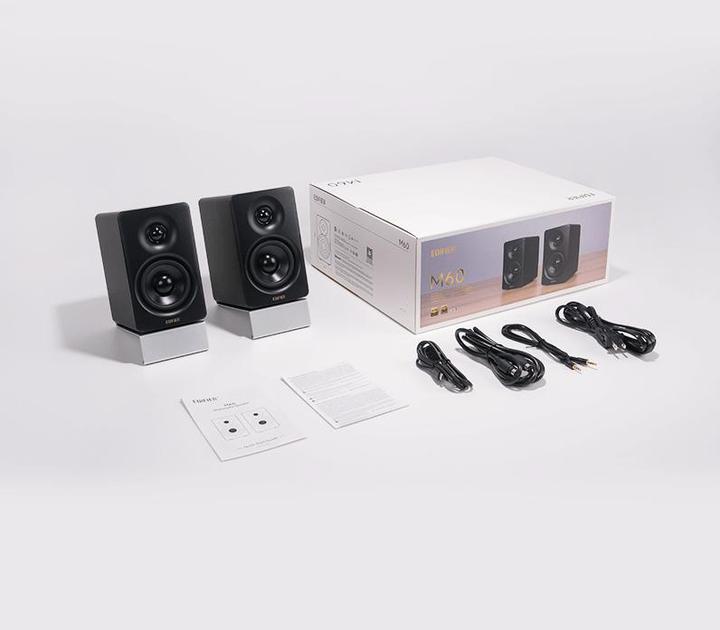 Actual product image Edifier M60 2.0 Bluetooth black retail (1 pair, 66 W)