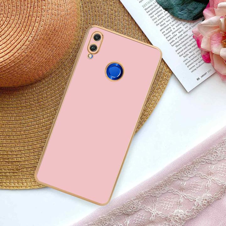 Productafbeelding Cadorabo Hoesje voor Honor 8X in TPU met camerabescherming LM130 Style (Honor 8X)