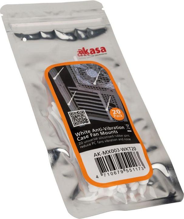 Image du produit Akasa Amortisseurs de vibrations pour ventilateurs, jeu de 20