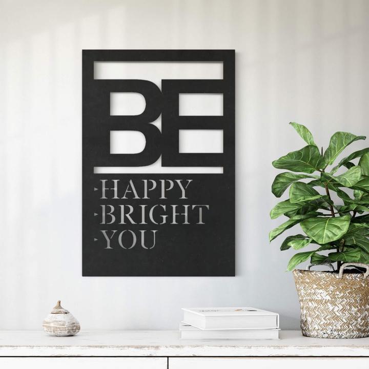 Actual product image Trenddeko Be happy be bright be you (40 x 60 cm)