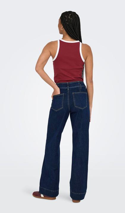 Produktbild Only ONLJUICY-WAUW Hohe Taille Weiter Beinschnitt Jeans Jeans mit weitem Bein (32)