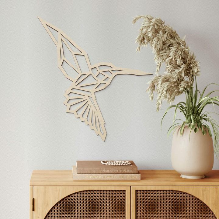Image du produit Trenddeko Origami colibri (30 x 25 cm)