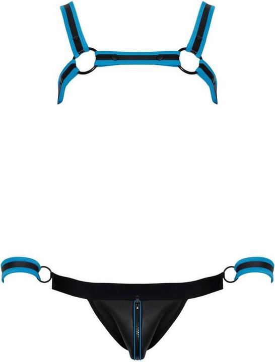 Actual product image Svenjoyment Men's Jock set black/blue XL (XL)