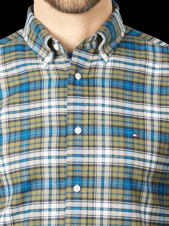 Image du produit Tommy Hilfiger Tartan Small Shirt Brushed Putting Green/Mutl (S)