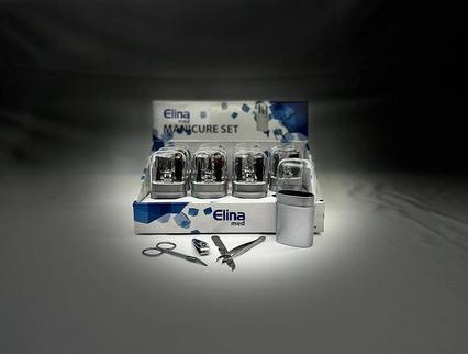 Image du produit Elina Set de manucure 4 pcs. en étui 13cm i. Displ.