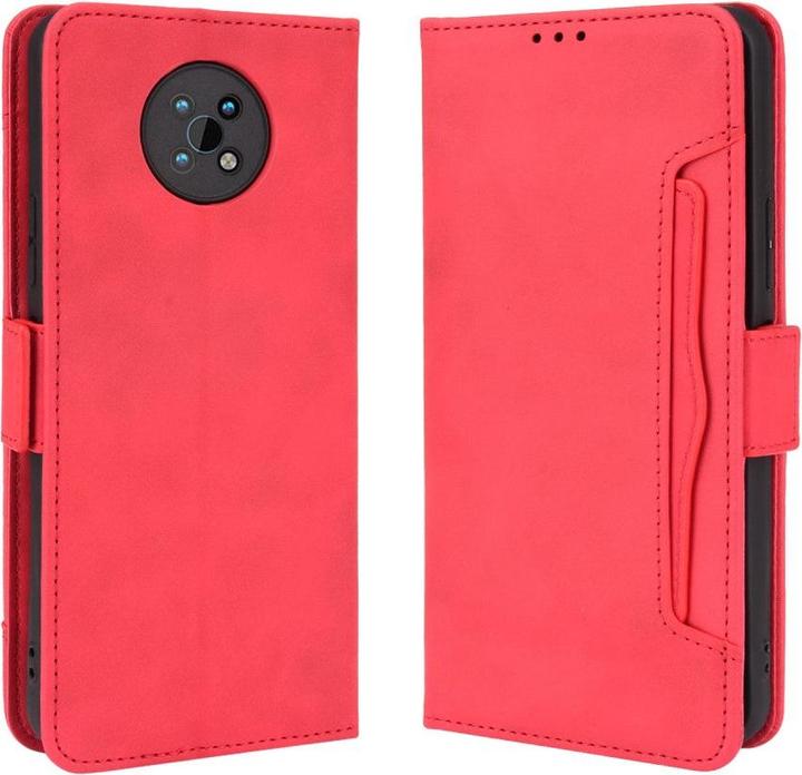 Image du produit Cover-Discount Nokia G50 - étui avec de nombreuses poches pour cartes rouges (Motorola Moto G50)