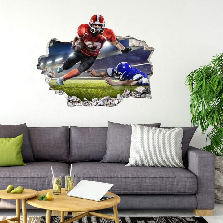 Produktbild Trenddeko 3D American Football Spieler 02 (100 x 79 cm)