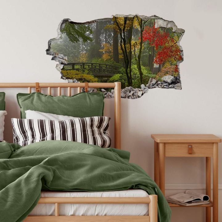 Actual product image Trenddeko 3D Japanese garden (80 x 49 cm)