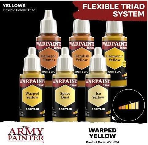 Actual product image The Army Painter Colour Warpaints Fanatic: Warped Yellow 18 ml