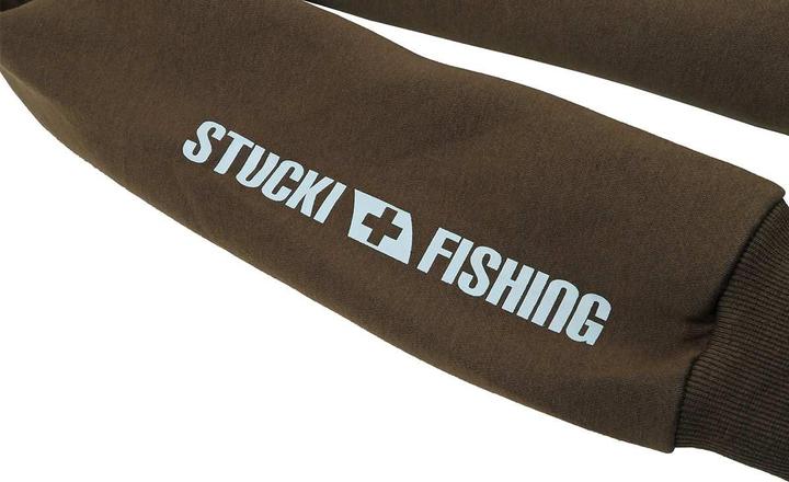 Produktbild Stucki Fishing Because Fanatics Hoodie Olive (M)