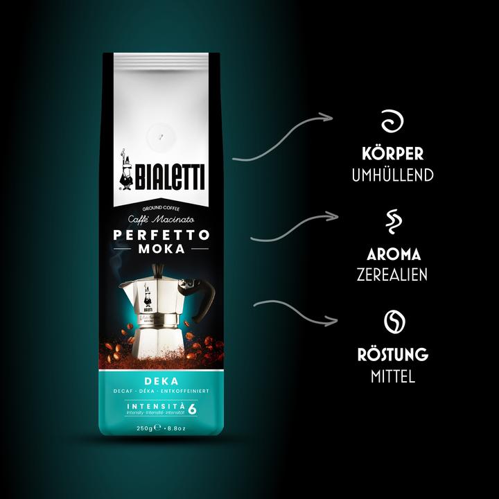Image du produit Bialetti Café en poudre Deka 250 g (Torréfaction foncée, 250 g)